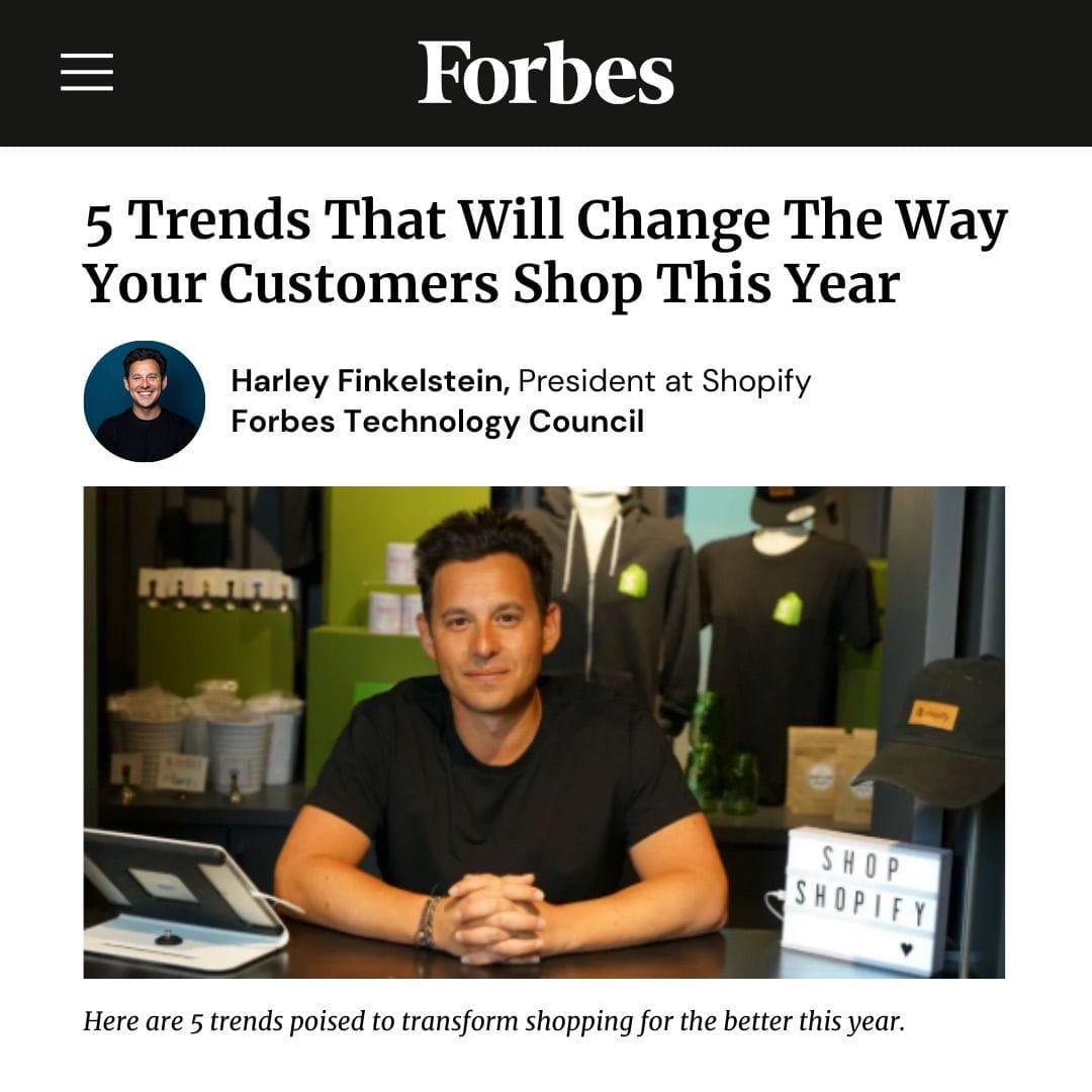 Harley Finkelstein Forbes Feature