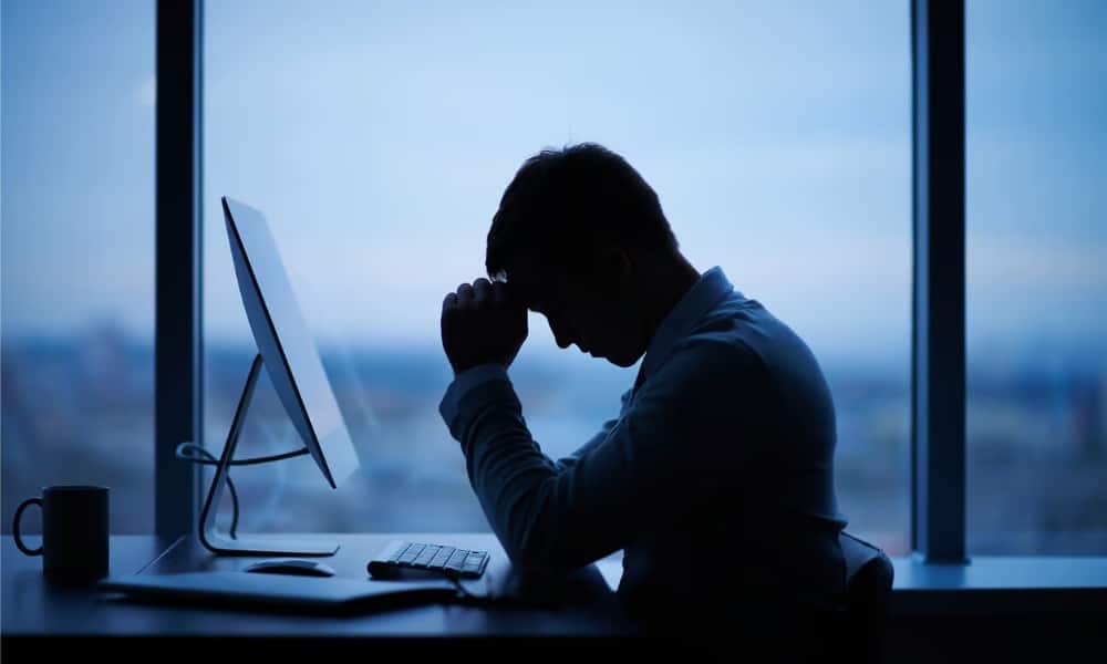 CEO crying