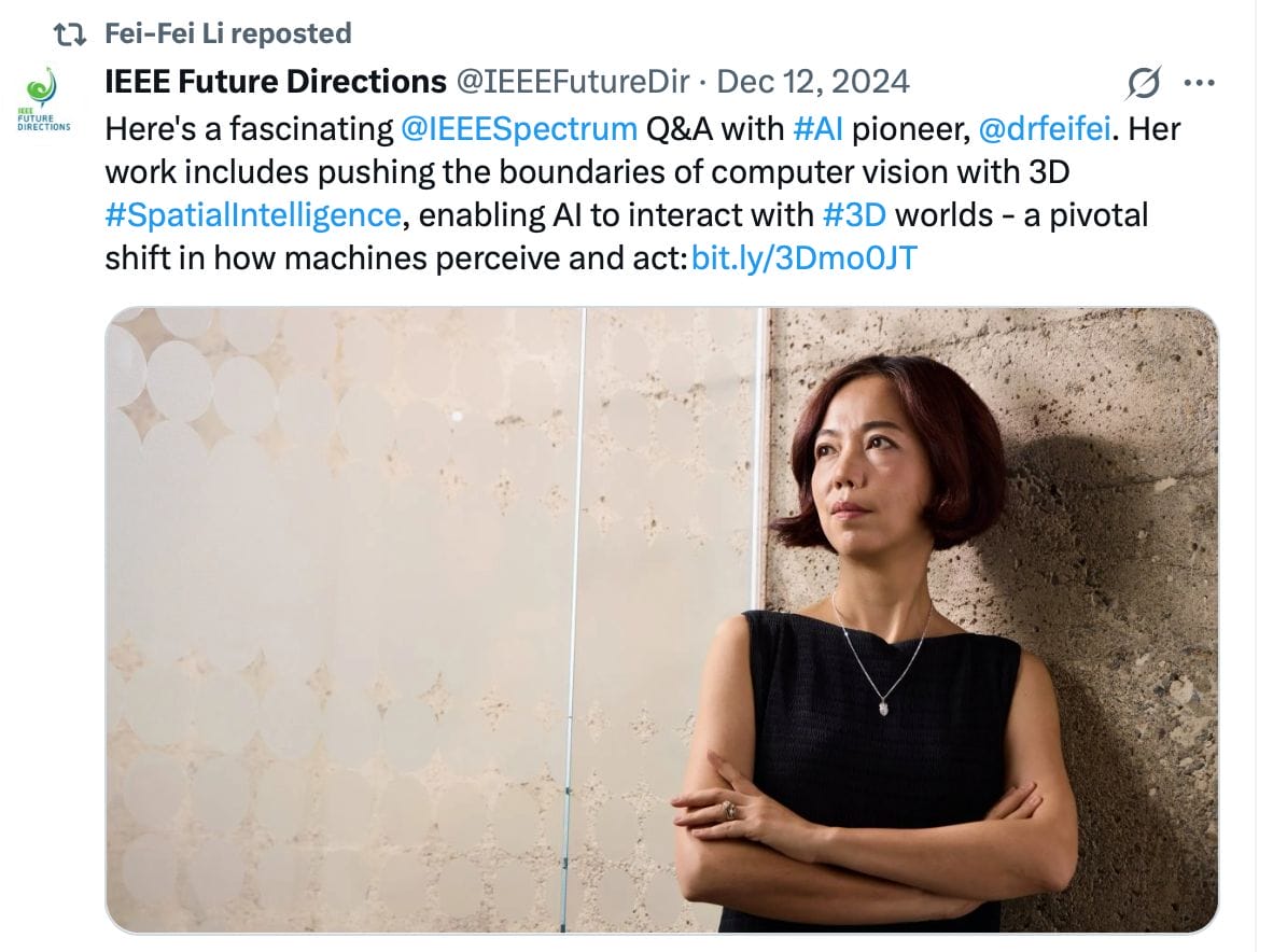Fei-Fei Li, co-director of the Stanford Institute for Human-Centered Artificial Intelligence